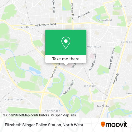 Elizabeth Slinger Police Station map