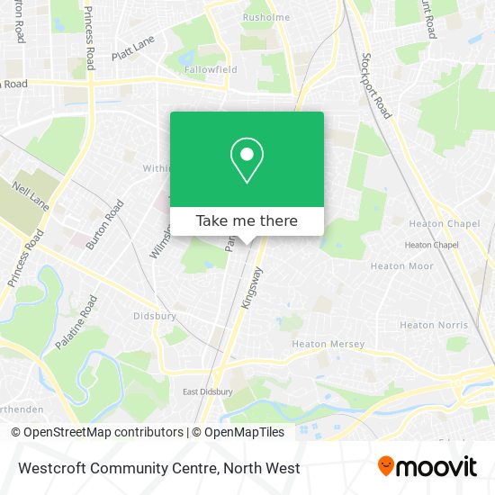 Westcroft Community Centre map