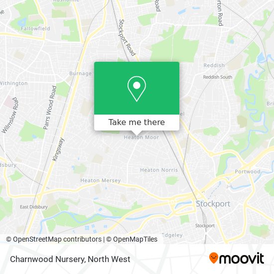 Charnwood Nursery map