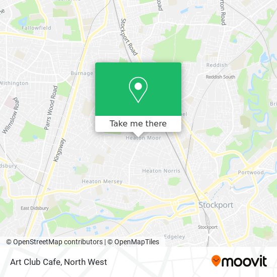 Art Club Cafe map