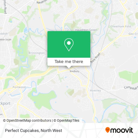 Perfect Cupcakes map