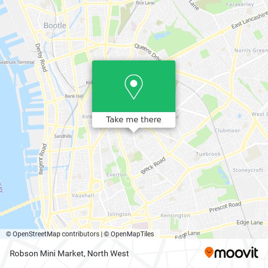 Robson Mini Market map