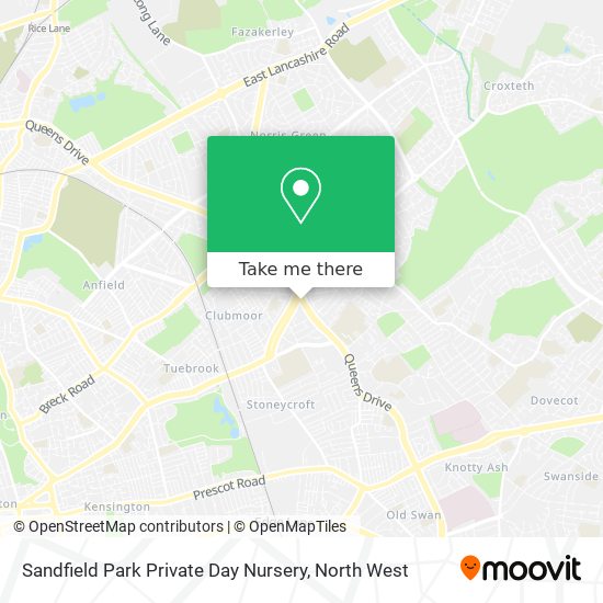 Sandfield Park Private Day Nursery map