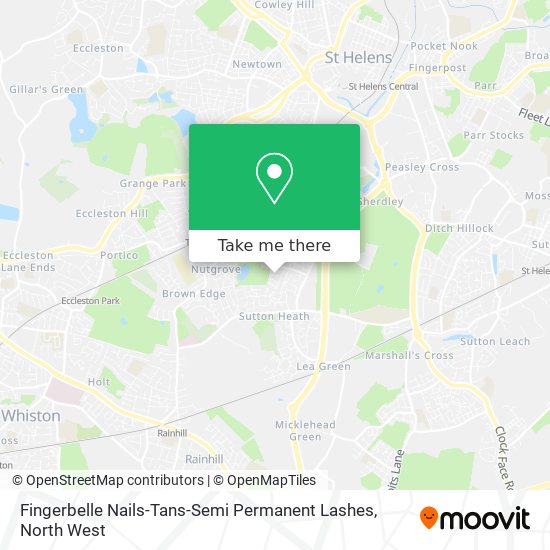 Fingerbelle Nails-Tans-Semi Permanent Lashes map