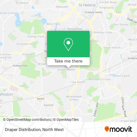 Draper Distribution map
