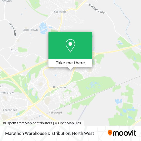 Marathon Warehouse Distribution map