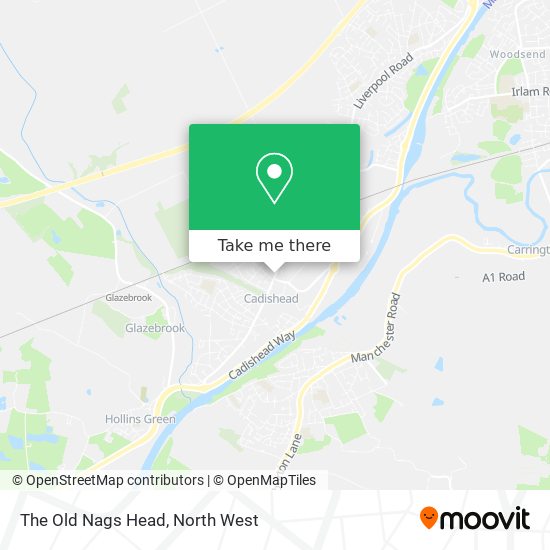 The Old Nags Head map
