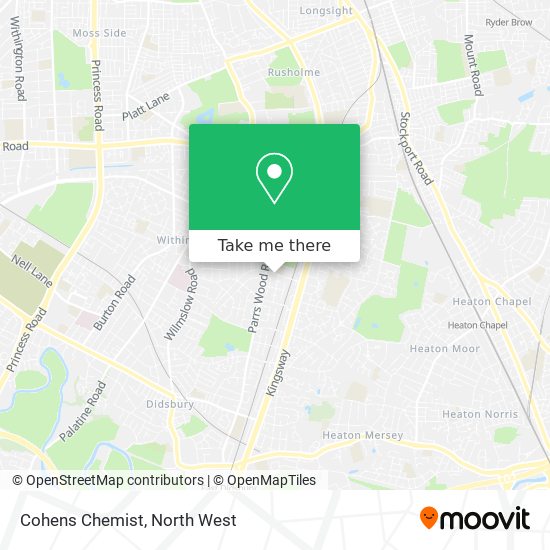 Cohens Chemist map