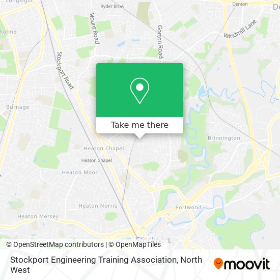 Stockport Engineering Training Association map