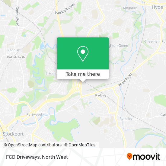 FCD Driveways map