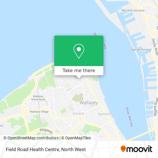 Field Road Health Centre map