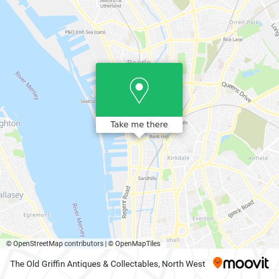 The Old Griffin Antiques & Collectables map