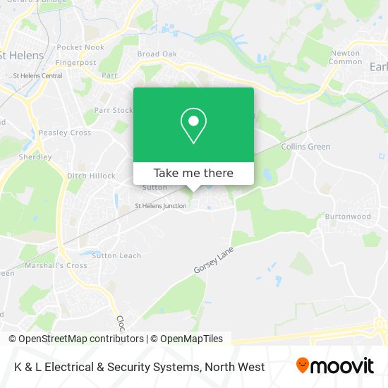 K & L Electrical & Security Systems map