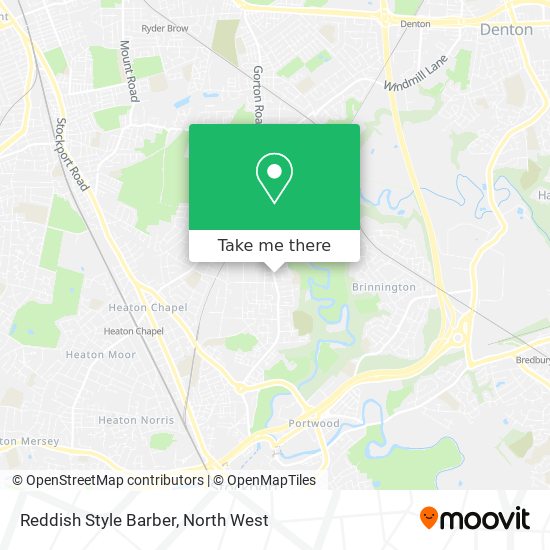 Reddish Style Barber map