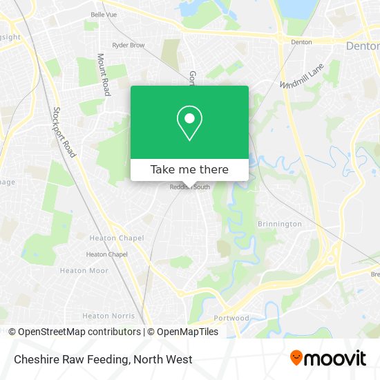 Cheshire Raw Feeding map