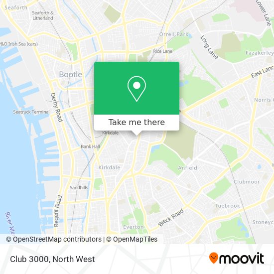 Club 3000 map