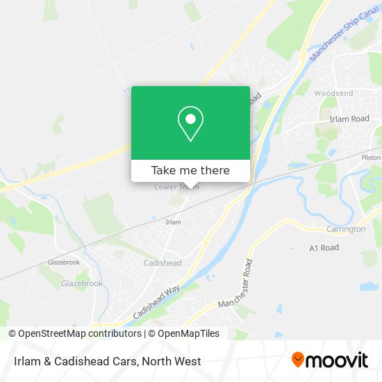 Irlam & Cadishead Cars map