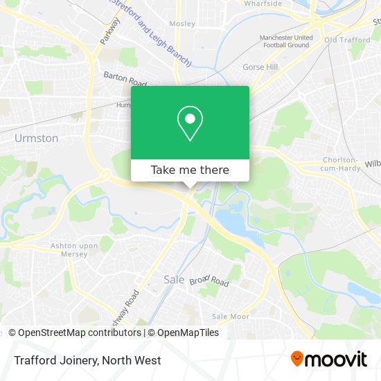 Trafford Joinery map