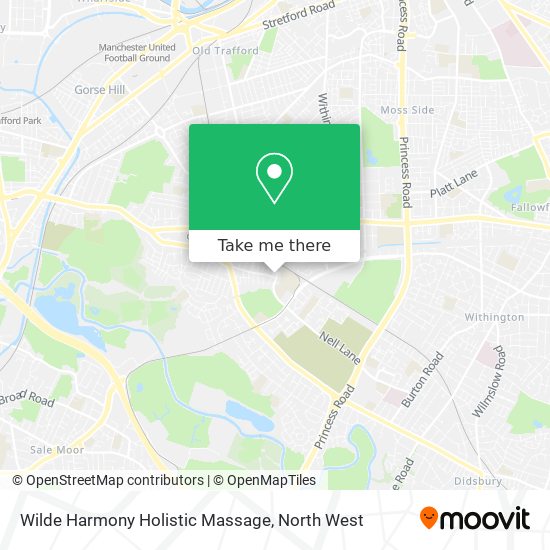 Wilde Harmony Holistic Massage map