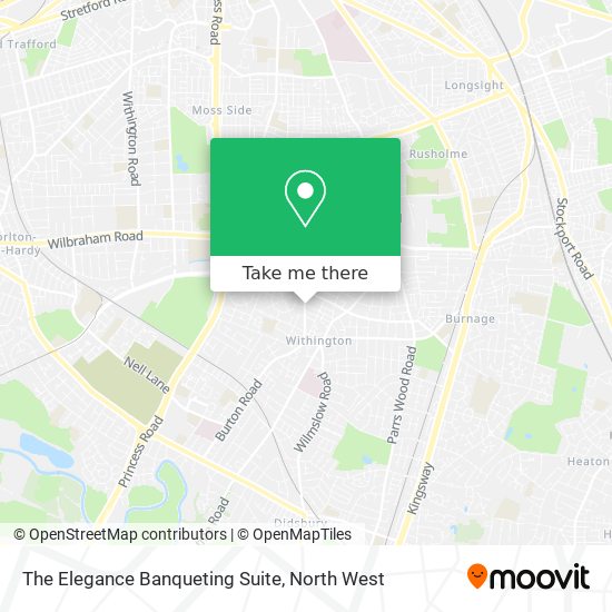 The Elegance Banqueting Suite map
