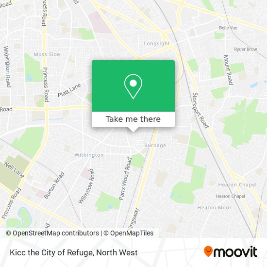 Kicc the City of Refuge map