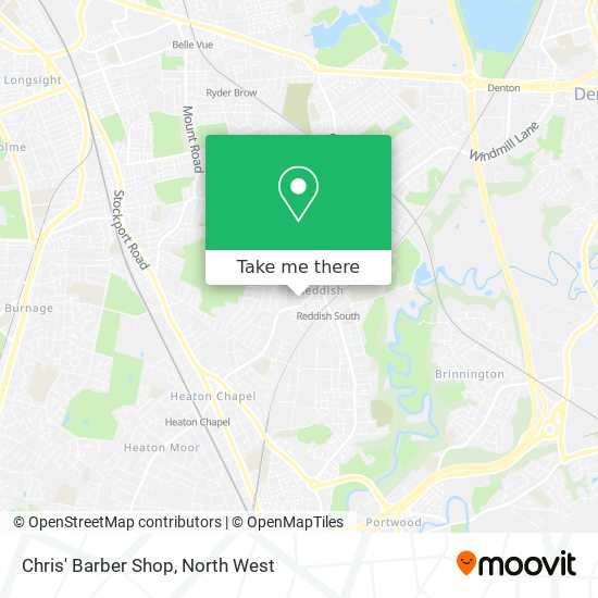 Chris' Barber Shop map