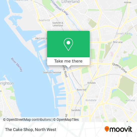 The Cake Shop map