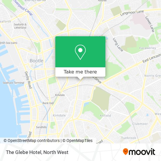 The Glebe Hotel map