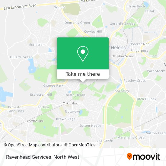 Ravenhead Services map