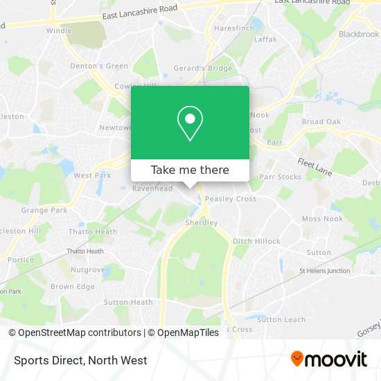 Sports Direct map