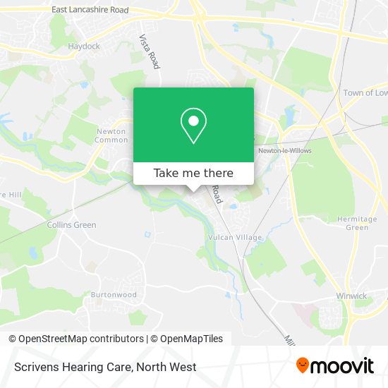 Scrivens Hearing Care map