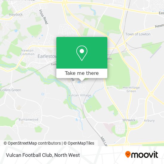 Vulcan Football Club map