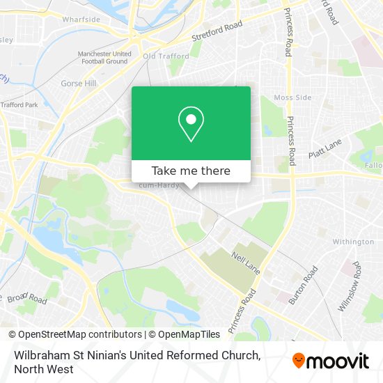 Wilbraham St Ninian's United Reformed Church map