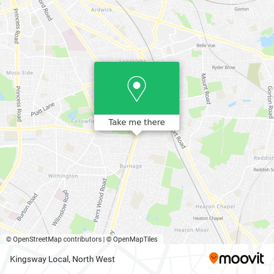 Kingsway Local map