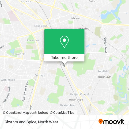 Rhythm and Spice map