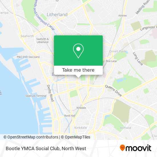 Bootle YMCA Social Club map