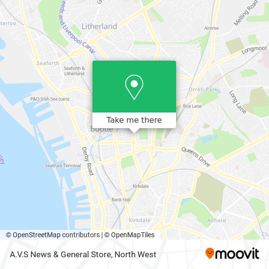 A.V.S News & General Store map