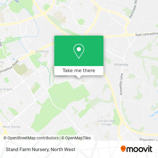 Stand Farm Nursery map