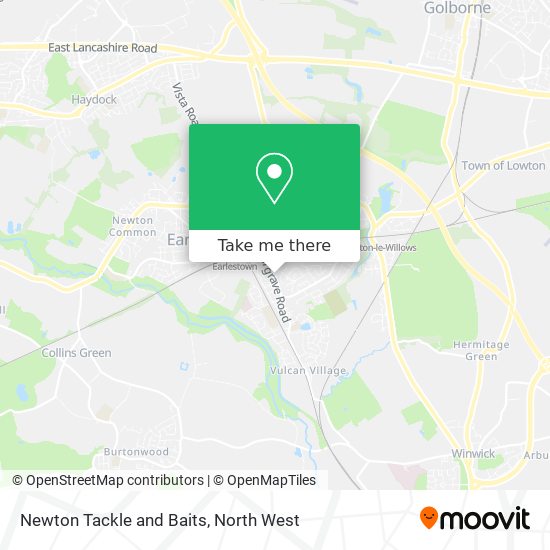 Newton Tackle and Baits map