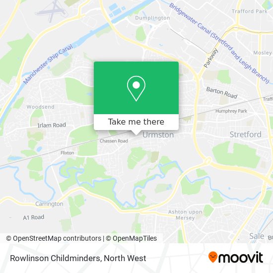 Rowlinson Childminders map