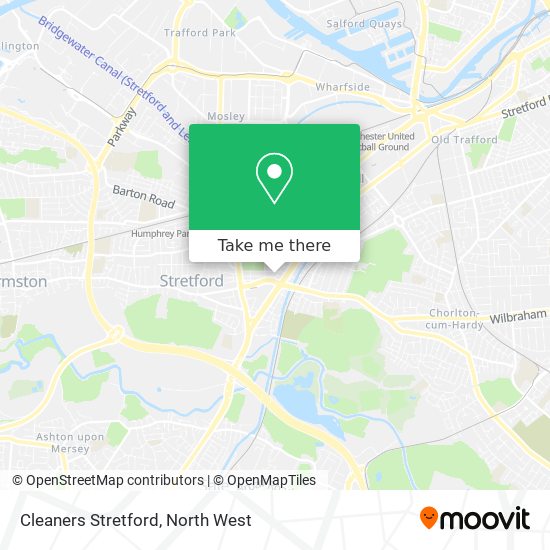 Cleaners Stretford map