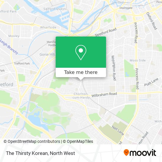 The Thirsty Korean map