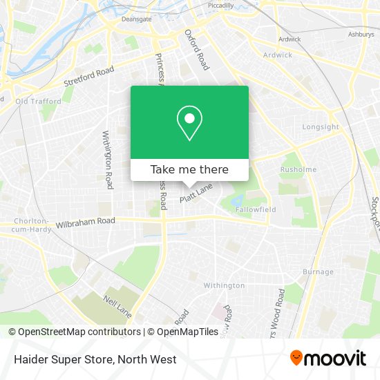 Haider Super Store map