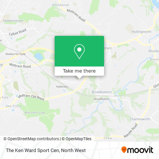 The Ken Ward Sport Cen map