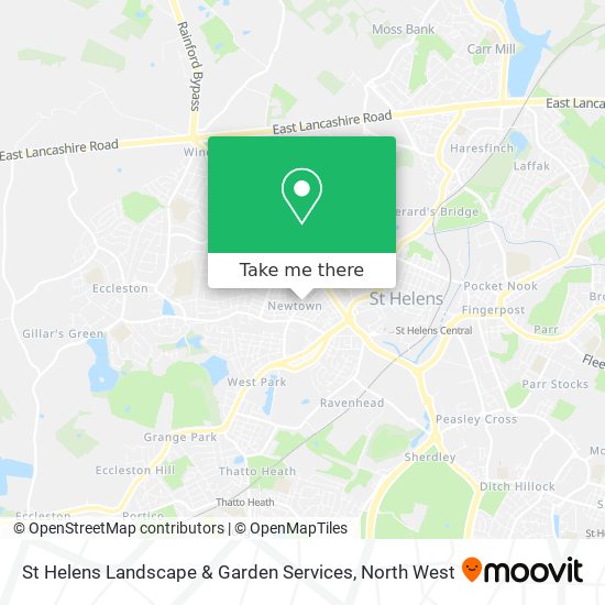 St Helens Landscape & Garden Services map