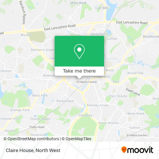 Claire House map