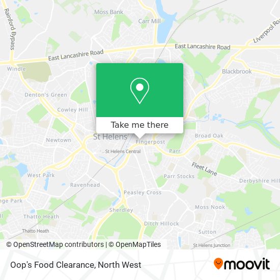 Oop's Food Clearance map