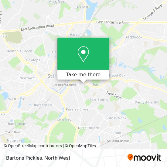 Bartons Pickles map