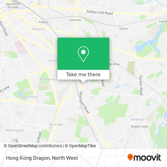 Hong Kong Dragon map