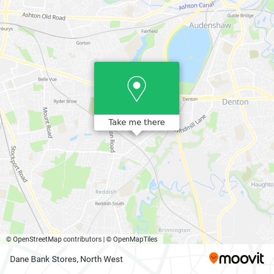 Dane Bank Stores map
